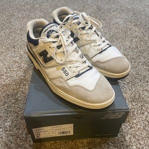 Mens size 14 navy blue new balance 550